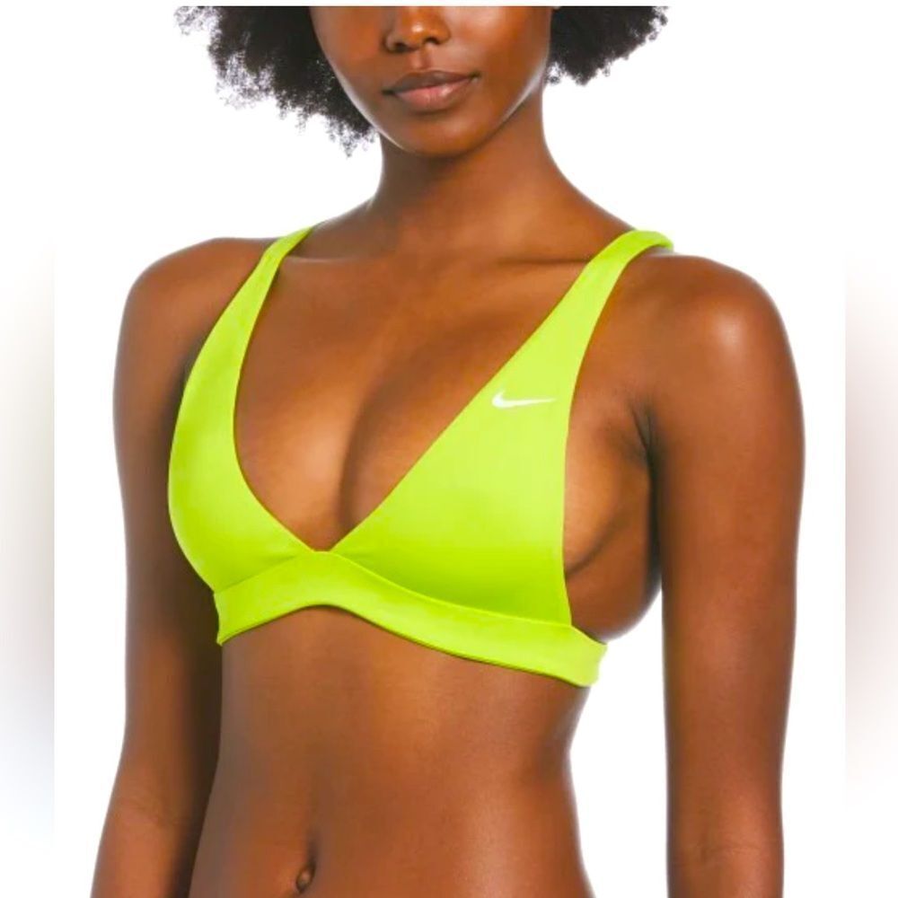 Nike Women's Essential V-Neck Bralette Bikini Top
